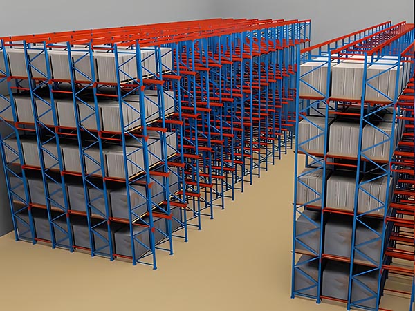 重型贯通式货架